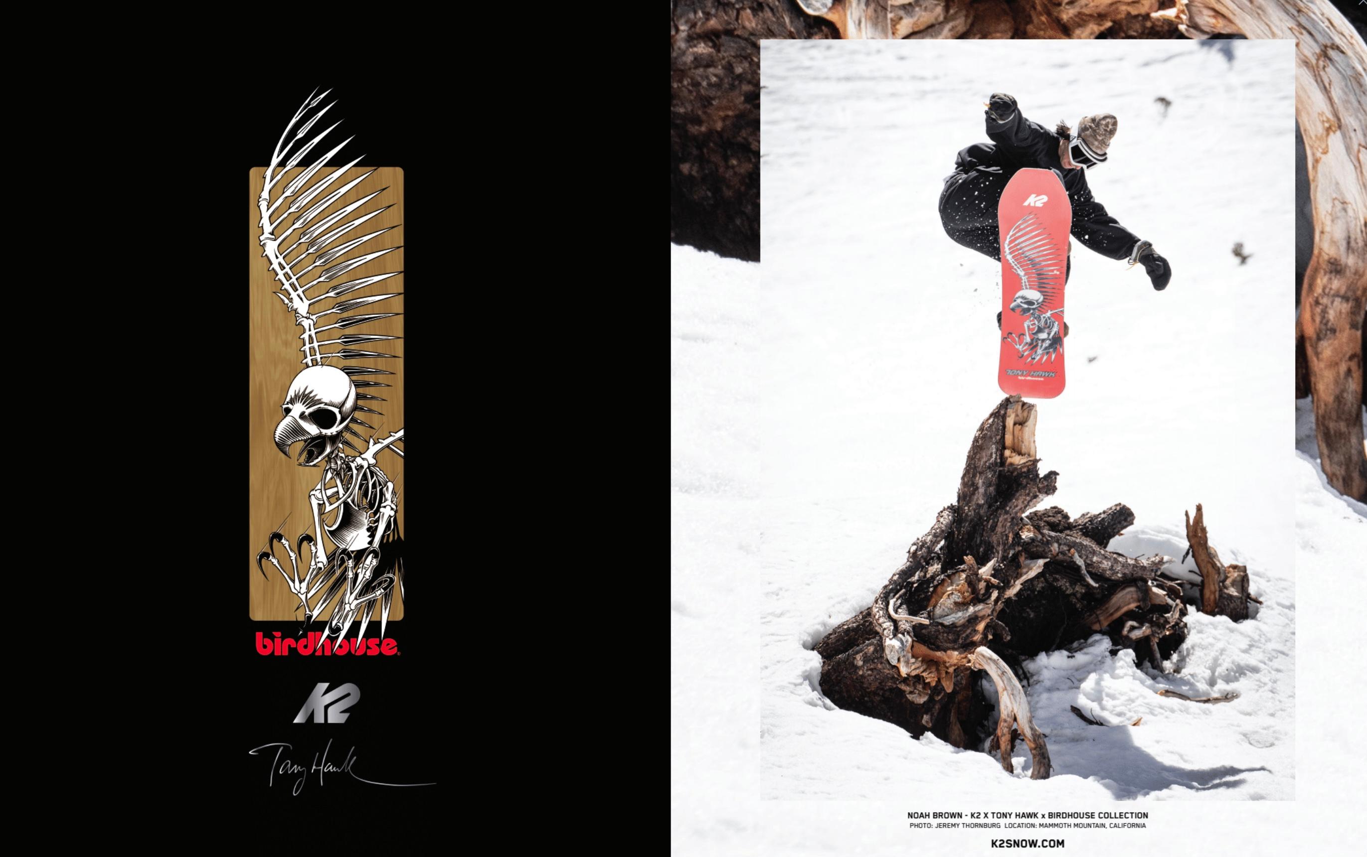 Method Mag K2 Snowboarding Presents K2 x Tony Hawk x Birdhouse Collection