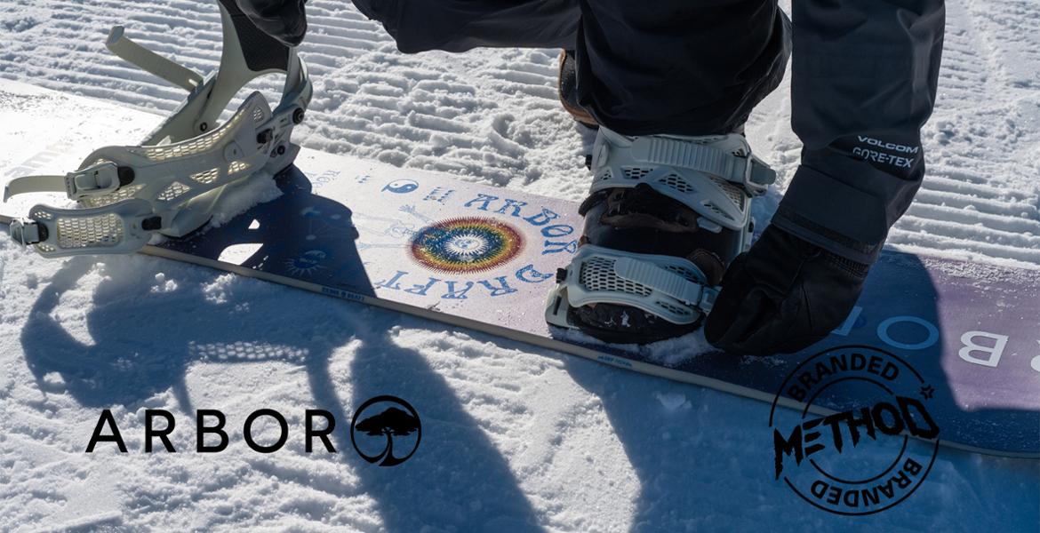 Method Mag BRANDED Draft Camber by Arbor Snowboards
