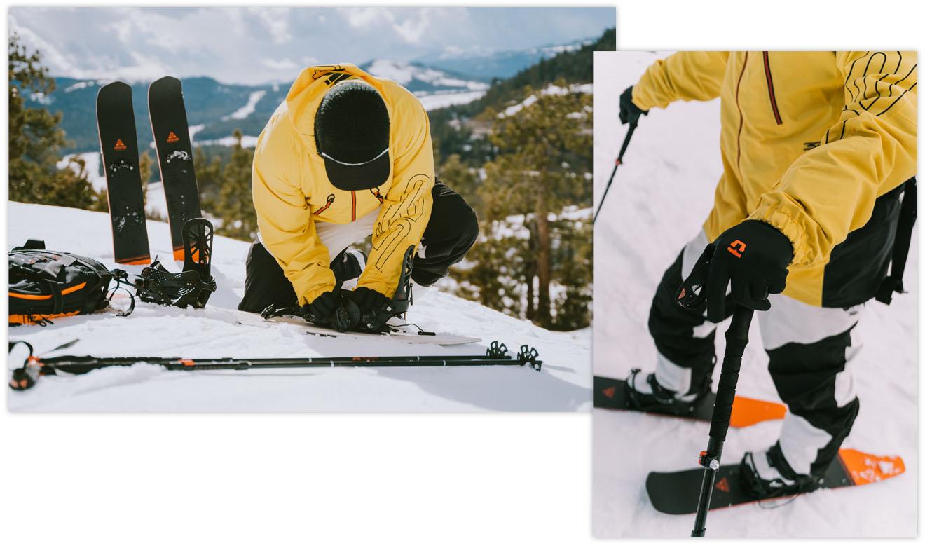 Union Rover Backpack Black Mochilas de esquí/snowboard : Snowleader