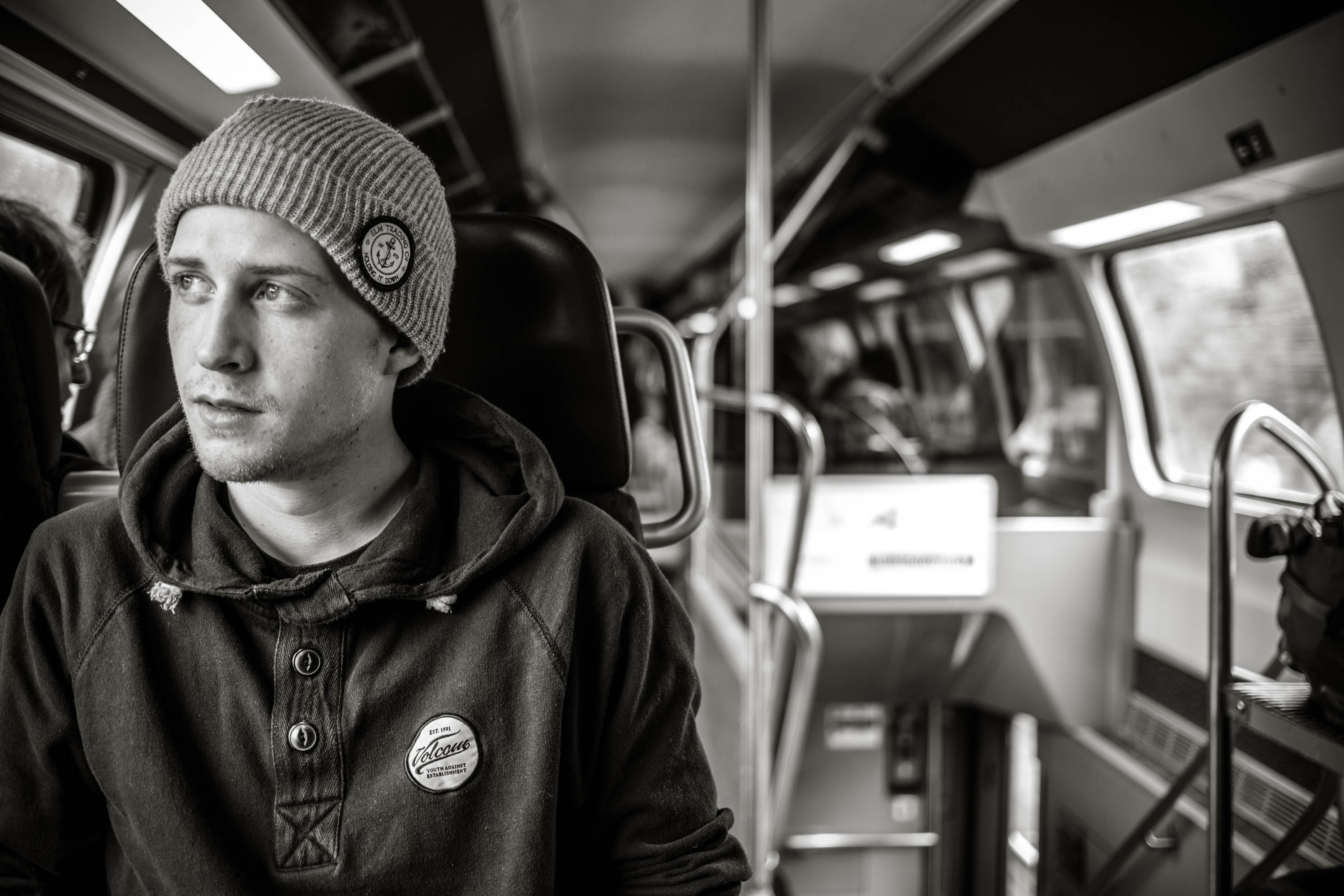 Chris Larson_On the train_Switzerland,Mertz 2014.jpg