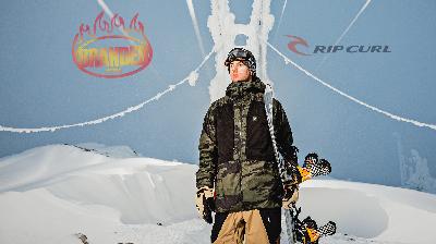 新品 M CURLスノージャケット MOTCHUPJACKET RIP