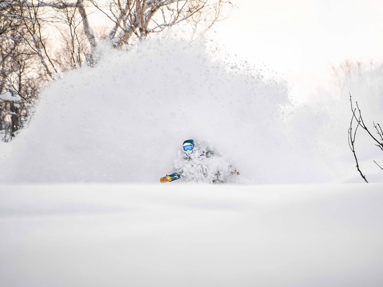 Bode Merrill snorkelling.