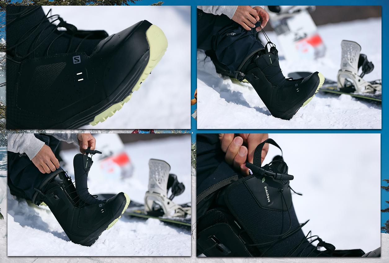 SALOMON　DIALOGUE　25cm 2025 Salomon Dialogue Dual BOA Men's Snowboard Boots